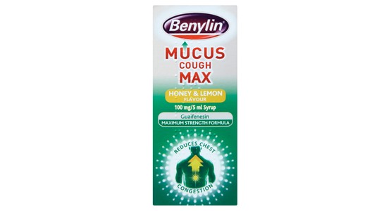 Benylin Mucus Cough Max Honey & Lemon Syrup 150ml