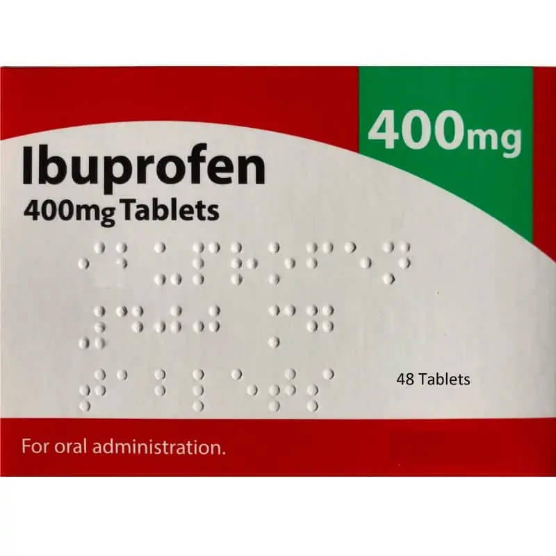 Ibuprofen 400mg 48 Tablets Heald Green